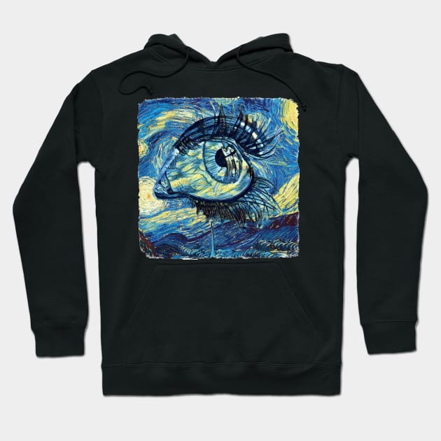 Vision Van Gogh Style Hoodie by todos